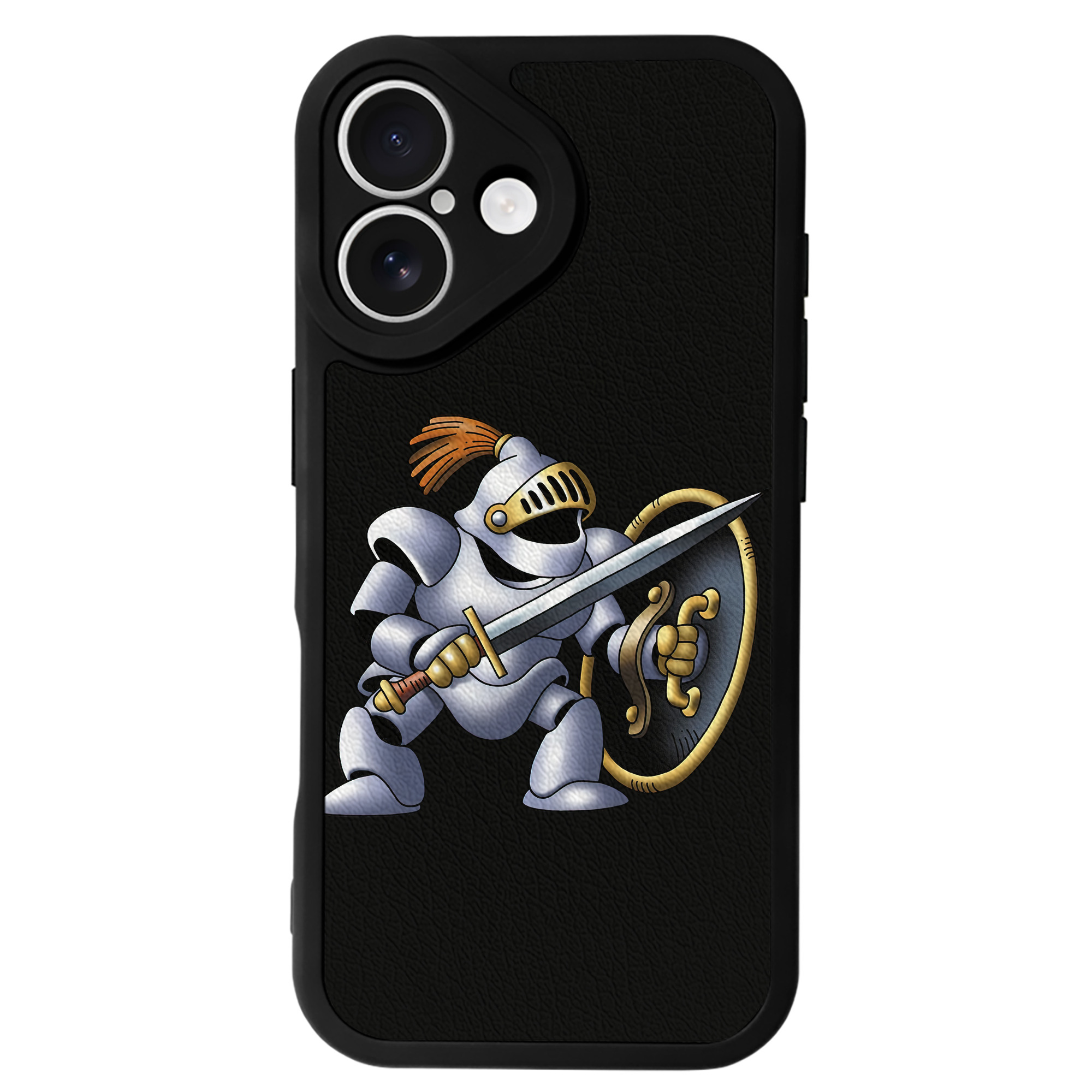 （画像用） ドラゴンクエスト Doragon Kuesuto Dragon Quest 【iPhone 16シリーズ対応】シリコンスマホケース（レザー調） 材質：シリコン